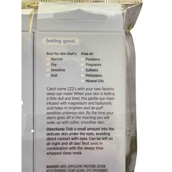 Freeman Sleepy Time Whipped Eye Mask 0.5oz Lot Of 4 Tired Puffy Eyes Travel Size - Picture 5 of 6